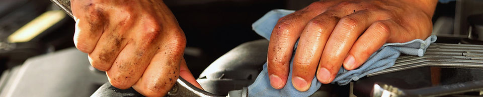 Automotive technician at work